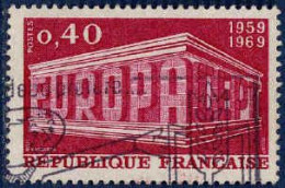 France Poste Obl Yv:1598 Mi:1665 Europa Cept Temple Stylisé (Belle Obl.mécanique) - Used Stamps