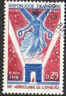 France Poste Obl Yv:1576 Mi:1642 Armistice 11 Nov 1918 (beau Cachet Rond) - Usati