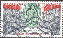 France Poste Obl Yv:1577 Mi:1644 Philippe Le Bel Etats Generaux (Lign.Ondulées) - Gebruikt