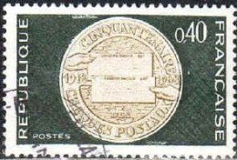 France Poste Obl Yv:1542 Mi:1609 Cinquantenaire Des CCP (TB Cachet Rond) - Usati