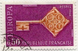 France Poste Obl Yv:1556 Mi:1621 Europa Cept Clef (Beau Cachet Rond) - Used Stamps