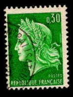 France Poste Obl Yv:1536A Mi:1649Ix Marianne De Cheffer (TB Cachet Rond) - Used Stamps
