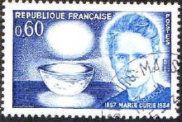 France Poste Obl Yv:1533 Mi:1600 Marie Sklodowska-Curie Nobel De Chimie (TB Cachet Rond) - Used Stamps