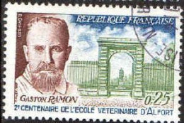 France Poste Obl Yv:1527 Mi:1584 Gaston Ramon Ecole Veterinaire D'Alfort (Beau Cachet Rond) - Gebraucht