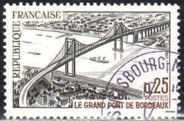 France Poste Obl Yv:1524 Mi:1581 Bordeaux Le Grand Pont (TB Cachet Rond) - Usati