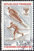 France Poste Obl Yv:1543/1547 Jeux Olympiques D'hiver Grenoble (Beau Cachet Rond) - Gebruikt