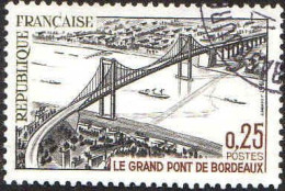 France Poste Obl Yv:1524 Mi:1581 Le Grand Pont De Bordeaux (beau Cachet Rond) - Oblitérés