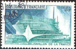France Poste Obl Yv:1519 Mi:1577 Montréal Pavillon De La France (TB Cachet Rond) - Gebraucht