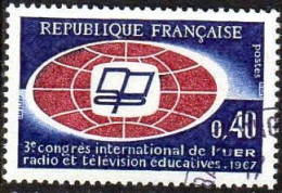 France Poste Obl Yv:1515 Mi:1573 Congrès International De L'UER (TB Cachet Rond) - Used Stamps