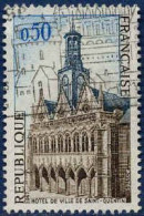 France Poste Obl Yv:1499 Mi:1591 Hotel De Ville De St-Quentin (Belle Obl.mécanique) - Gebraucht