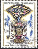 France Poste Obl Yv:1493 Mi:1564 Jean Lurçat Lune & Toros (TB Cachet Rond) - Used Stamps