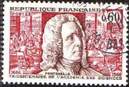 France Poste Obl Yv:1487 Mi:1548 Bernard Le Bouyer De Fontenelle Ecrivain (TB Cachet Rond) - Used Stamps