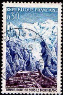 France Poste Obl Yv:1454 Mi:1520 Tunnel Du Mont-Blanc (TB Cachet Rond) - Used Stamps