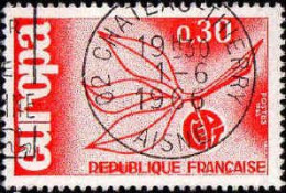 France Poste Obl Yv:1455 Mi:1521 Europa Cept Branche D'olivier (TB Cachet à Date) Château-Thierry 1-6-1966 - Oblitérés