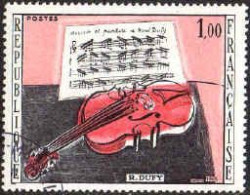 France Poste Obl Yv:1459 Mi:1529 Raoul Dufy Musique & Peinture (Beau Cachet Rond) - Used Stamps