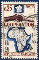 France Poste Obl Yv:1432 Mi:1493 Coopération France-Afrique & Madagascar (TB Cachet Rond) - Oblitérés