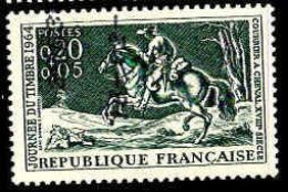 France Poste Obl Yv:1406 Mi:1462 Journée Du Timbre Courrier à Cheval (Obl.mécanique) - Usati