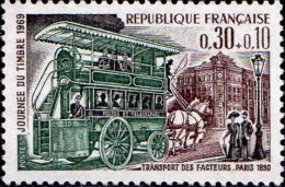 France Poste N** Yv:1589 Mi:1659 Journée Du Timbre Omnibus Postal - Unused Stamps