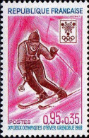 France Poste N** Yv:1547 Mi:1614 JO Grenoble Slalom - Ungebraucht