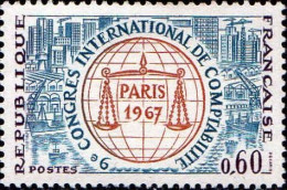 France Poste N** Yv:1529 Mi:1596 Congres De Comptabilite Paris - Ungebraucht