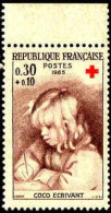 France Poste N** Yv:1467 Mi:1533 Coco Ecrivant Auguste Renoir Bord De Feuille - Neufs