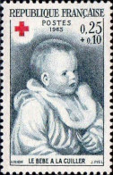 France Poste N** Yv:1466 Mi:1532 Le Bébé à La Cuiller Auguste Renoir - Ongebruikt