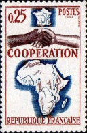 France Poste N** Yv:1432 Mi:1493 Coopération France-Afrique & Madagascar - Neufs