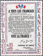 France Poste N** Yv:1408 Mi:1484 Appel Du General De Gaulle - Unused Stamps