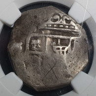 Spain 4 Reales COB 13.52 Gr Philip III 1598 - 1621 NGC VG DETAILS - Eerste Muntslagen