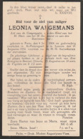 Putte, Leuven, Leonia Waegemans, 1932 - Images Religieuses