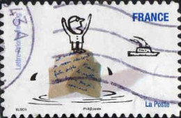 France Poste AA Obl Yv: 476 Mi:4968 Sourires Serge Bloch (Beau Cachet Rond) - Gebraucht