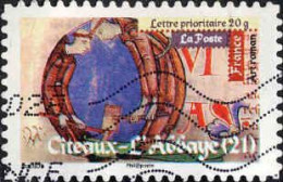 France Poste AA Obl Yv: 460 Mi:4931I Art Roman Citeaux-L'abbaye (Lign.Ondulées) - Used Stamps
