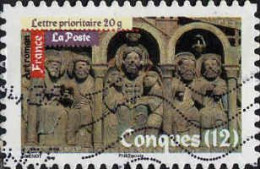 France Poste AA Obl Yv: 466 Mi:4937 Art Roman Conques (Lign.Ondulées) - Oblitérés