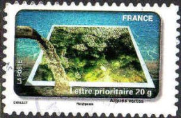 France Poste AA Obl Yv: 411 Mi:4832 Algues Vertes Challet (cachet Rond) - Used Stamps