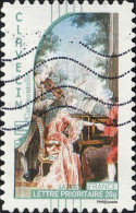 France Poste AA Obl Yv: 398 Mi:4815 Clavecin Carmontelle (Lign.Ondulées) - Used Stamps