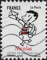 France Poste AA Obl Yv: 356 Mi:4734 Nicolas (Lign.Ondulées) - Used Stamps