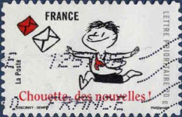 France Poste AA Obl Yv: 361 Mi:4740 Chouette Des Nouvelles (Lign.Ondulées) - Used Stamps