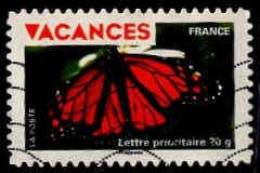France Poste AA Obl Yv: 324 Mi:4671 Vacances Papillon (Lign.Ondulées) - Used Stamps