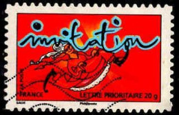 France Poste AA Obl Yv: 354 Mi:4731 Salvi Invitation Femme En Jupon Courant (Lign.Ondulées) - Used Stamps