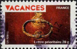 France Poste AA Obl Yv: 326 Mi:4673 Vacances Heurtoir De Porte (cachet Rond) - Gebraucht