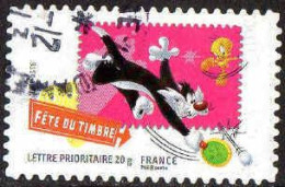 France Poste AA Obl Yv: 269 Fête Du Timbre Titi & Grosminet (cachet Rond) - Oblitérés