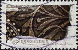 France Poste AA Obl Yv: 259 Mi:4579 Ferronnerie Musée De L'Armée Paris (Lign.Ondulées) - Usati
