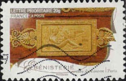 France Poste AA Obl Yv: 256 Mi:4578 Ebénisterie Musée Du Louvre Paris (Lign.Ondulées) - Usati