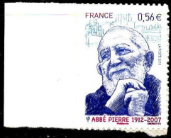 France Poste AA N** Yv: 389 Mi:4806 Abbé Pierre Bord De Feuille - Unused Stamps