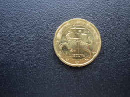 LITHUANIE : 20 EURO CENT   2015    LB-K5     NON CIRCULÉE - Lithuania