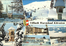 72408052 Villach Kaernten Warmbaderhof Villacher Alpe Bildstock Am Faakersee Tei - Autres & Non Classés