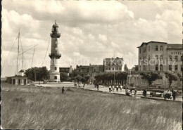 72407887 Warnemuende Ostseebad Promenade Mit Leuchtturm Warnemuende - Rostock