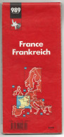 CARTE ROUTIERE MICHELIN REF 989 FRANCE - Carte Stradali