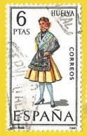 España. Spain. 1968. Edifil # 1849. Traje Regional. Huelva - Used Stamps