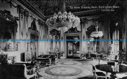 R148891 The White Drawing Room. Buckingham Palace London. Valentine XL. RP - Autres & Non Classés